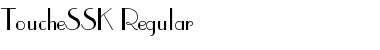 ToucheSSK Regular Font Title Preview