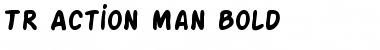 TR Action Man Bold Font Title Preview