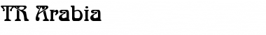 TR Arabia Regular Font Title Preview