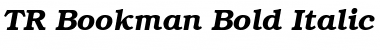 TR Bookman Bold Italic Font Title Preview