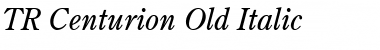 TR Centurion Old Italic Font Title Preview