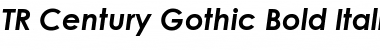 TR Century Gothic Bold Italic Font Title Preview