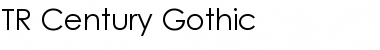 TR Century Gothic Regular Font Title Preview