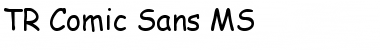TR Comic Sans MS Regular Font Title Preview