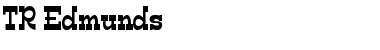 TR Edmunds Regular Font Title Preview