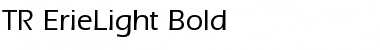 TR ErieLight Bold Font Title Preview