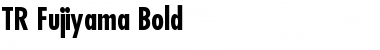 TR Fujiyama Bold Font Title Preview