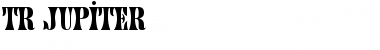 TR Jupiter Regular Font Title Preview