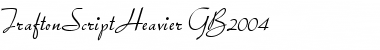 TraftonScriptHeavier GB2004 Font Title Preview