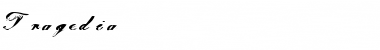 Tragedia Regular Font Title Preview