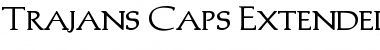 Trajan'sCapsExtended Bold Font Title Preview