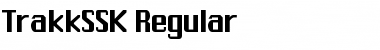 TrakkSSK Regular Font Title Preview