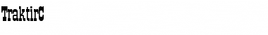 TraktirC Regular Font Title Preview