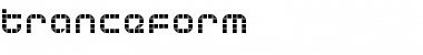 Tranceform Regular Font Title Preview