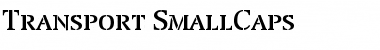 Transport SmallCaps Regular Font Title Preview