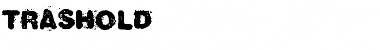 Trashold Regular Font Title Preview