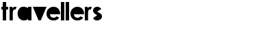 travellers Regular Font Title Preview