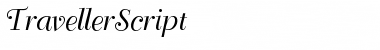 TravellerScript Regular Font Title Preview
