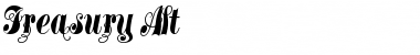 Treasury Alt Regular Font Title Preview
