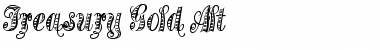 Treasury Gold Alt Regular Font Title Preview