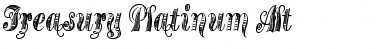 Treasury Platinum Alt Regular Font Title Preview