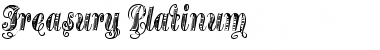 Treasury Platinum Regular Font Title Preview