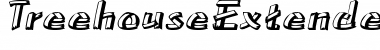 TreehouseExtended Oblique Font Title Preview