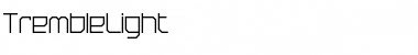 Tremble Light Font Title Preview