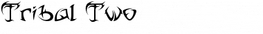 Tribal Two Regular Font Title Preview