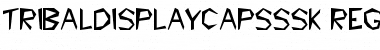 TribalDisplayCapsSSK Regular Font Title Preview