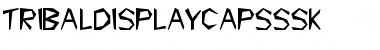 TribalDisplayCapsSSK Regular Font Title Preview