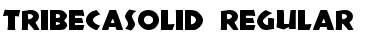 TribecaSolid Regular Font Title Preview
