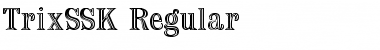 TrixSSK Regular Font Title Preview