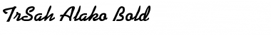 TrSah Alako-Bold Regular Font Title Preview