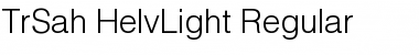 TrSahHelveticaLight Regular Font Title Preview