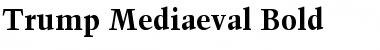 Trump Mediaeval Regular Font Title Preview