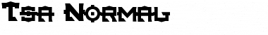 Tsa Normal Font Title Preview