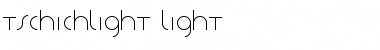 TschichLight Regular Font Title Preview