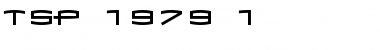 tsp 1979 1 Regular Font Title Preview