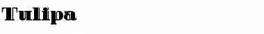 Tulipa Regular Font Title Preview
