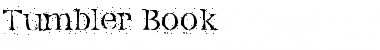 Tumbler Book Font Title Preview