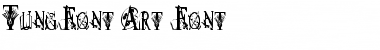 TungFont Art Font Regular Font Title Preview