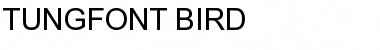 tungfont bird Regular Font Title Preview