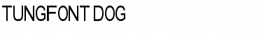 tungfont dog Regular Font Title Preview
