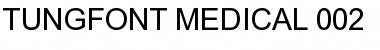 tungfont medical 002 Regular Font Title Preview