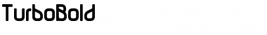 TurboBold Regular Font Title Preview