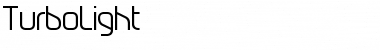 TurboLight Regular Font Title Preview