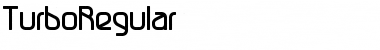 TurboRegular Regular Font Title Preview