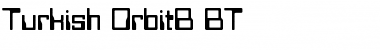 Turkish OrbitB BT Font Title Preview