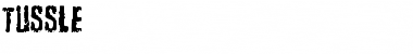 Tussle Regular Font Title Preview